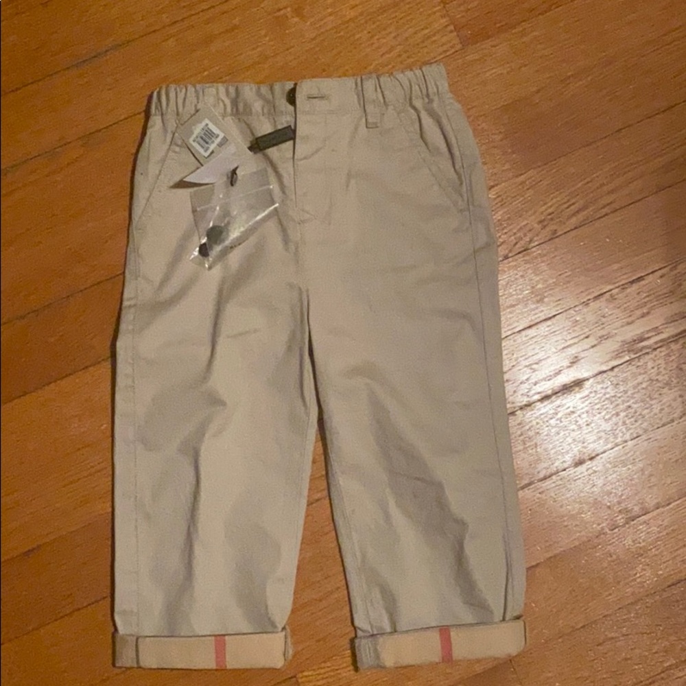 Burberry Kids Beige Casual Bottoms